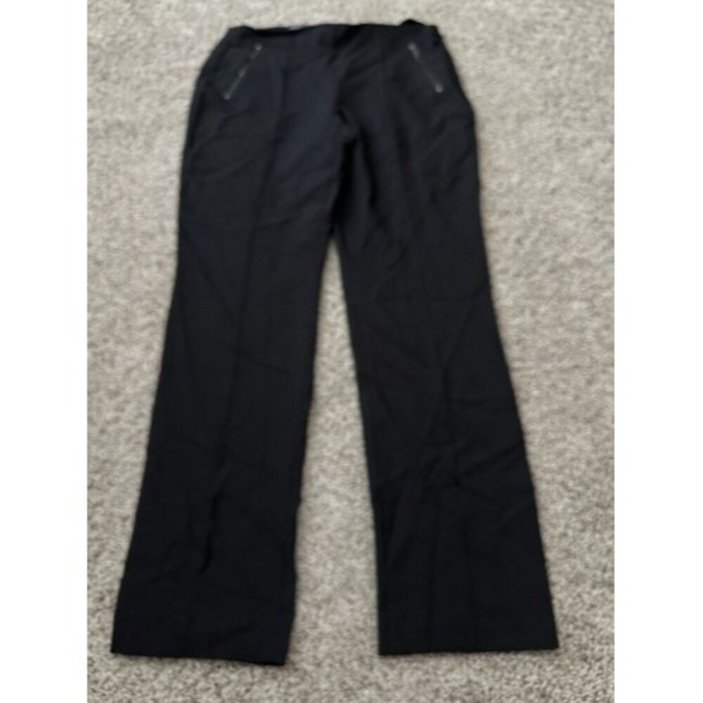 INC Internation Concepts Womens Straight Leg Black Curvey Fit Pants Size 12